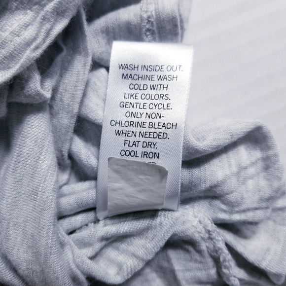 APT 9 LIGHT HEATHER GRAY CUFFED SLEEVE FOREVER SHIRT SIZE LARGE - Picture 4 of 12